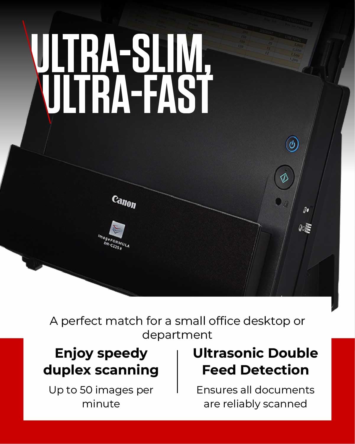 Amazon | Canon imageFORMULA DR-C225 II 600 x 600 DPI ADF scanner